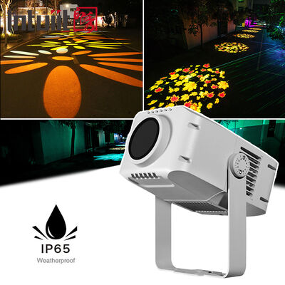 100W مضاد للماء في الهواء الطلق LED Gobo Projector DMX512 شعار التحكم المشروع IP65 مضاد للماء Gobo Light