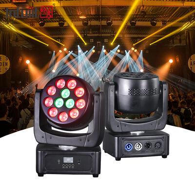 Mini 12x8W Led Rgbw Light Dmx Dj Disco Party Club Lighting Effect Equipment Lamp Stage Moving Head Light