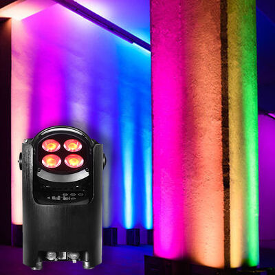 4*12 واط RGBW IP54 أضواء LED علوية لاسلكية تعمل بالبطارية لتطبيقات الحدائق