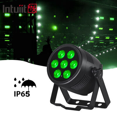 IP65 مقاوم للماء المهنية المسرح دي جي ديسكو أضواء 7 * 20W RGBWA UV 6in1 LED Par أضواء مع DMX512 التحكم