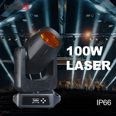 IP66 مقاوم للماء 100w رأس متحرك ضوء خارجية ليزر رأس متحرك