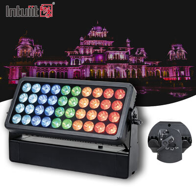 LED 40X10W RGBW 4 في 1 غسالة الحائط الخارجي المقاوم للماء غسالة الحائط المناظر الطبيعية مصباح LED مصباح LED غسالة الحائط مصباح الوقود