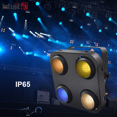 LED 4x90W 2 في 1 ضوء العمياء الأبيض الدافئ الأبرغ للخارج DJ بار / حفلات الزفاف / المسرح DMX512