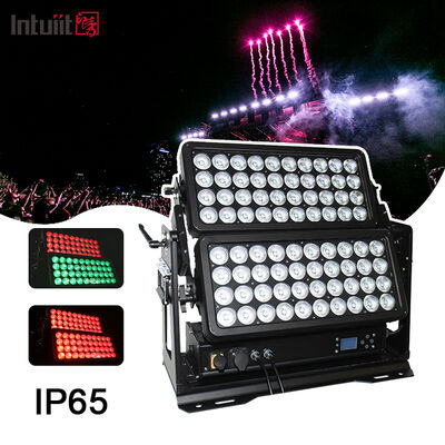 LED 800W Outdoor Stage Lighting Double Layer City Color Lighting Wall Wash LED Floodlight for Bar DJ Building Decoration IP65 DMX
