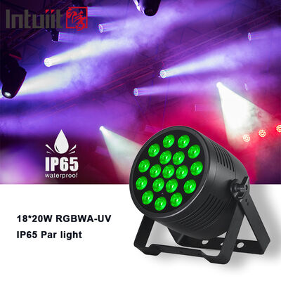 IP65 18x20w RGBAW UV LED Par Uplight ضوء LED ضد المياه
