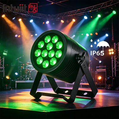 IP65 للخارج مقاومة للماء 12x20W RGBWA UV 6 في 1 LED Par Light المهنية DMX DJ الإضاءة المسرحية غسل Uplight للديسكو حفلات الزفاف