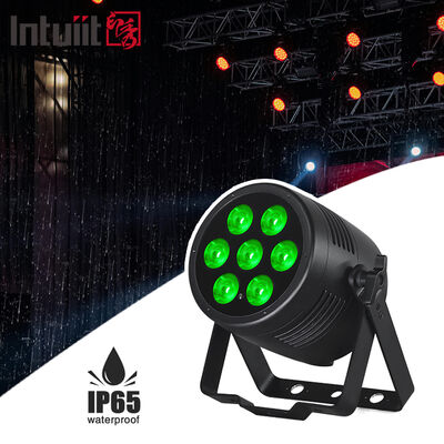 فوق مشرق 7*20W RGBWA+UV 6in1 LED Par Light IP65 خارجية DMX512 لمراحل الحفلات الموسيقية النوادي الليلية