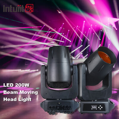 ضوء رأس متحرك 200 واط LED IP66 مضاد للماء إضاءة المسرح الخارجي DMX512 التحكم في مبنى الفندق