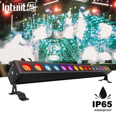 IP65 في الهواء الطلق 16x5W RGBW 4 في 1 LED خطي غسالة الحائط ضوء شريط DMX512 معمارية المرحلة غسل الإضاءة