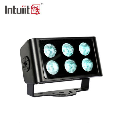 IP65 DMX خارج 6 * 5W RGBW 40W LED أضواء كاشفة