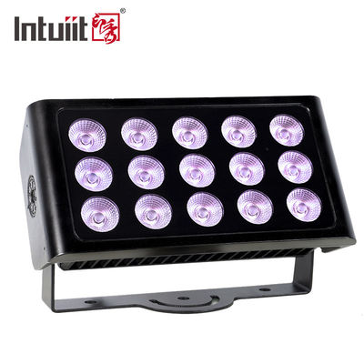 15 * 5W 4-IN-1 rgbw أدى أضواء كاشفة صناعية تجارية في الهواء الطلق تركيبات إضاءة المسرح على المدرجات