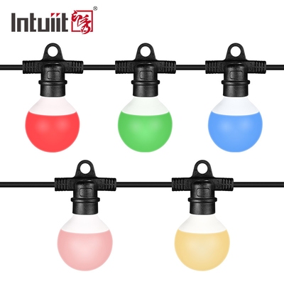 تحكم كامل بالبكسل RGBW Globe String Lights للمطعم