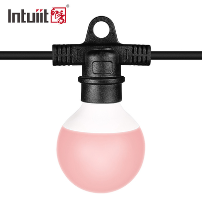 116W المرحلة LED تأثير الضوء Dmx Globe String Lights للخارج الحديقة