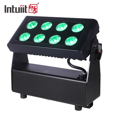 أضواء المسرح LED التي تعمل بالبطارية ROSH RGBWA + UV 6 في 1 RGBW LED الأضواء الكاشفة DMX512