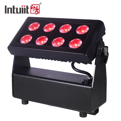 72W IP65 4 في 1 المرحلة ديسكو ضوء تأثير الصمام الإضاءة الفيضانات البطارية