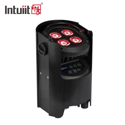 DMX IR Wifi 4x12w بطارية لاسلكية تعمل بالطاقة الاسمية بقعة ضوء دي جي ديسكو LED المرحلة الخفيفة