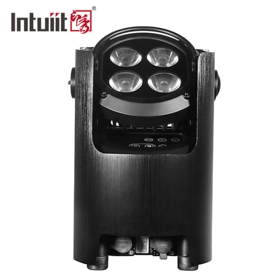 ماء Wifi Led Par أضواء 4x12w RGBW لاسلكي Dmx بطارية تعمل بالطاقة التحكم عن بعد