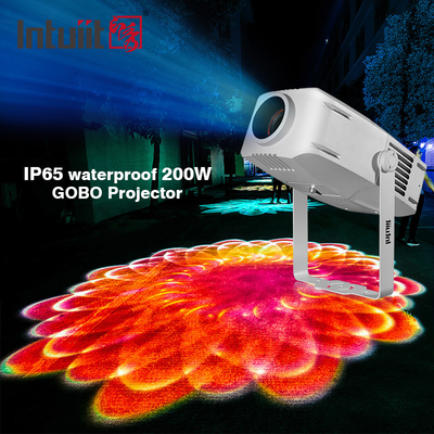ارتفاع بناء 400W في الهواء الطلق Gobo العارض مقاوم للماء تكبير مقاوم للماء أضواء LED تأثير حسب الطلب