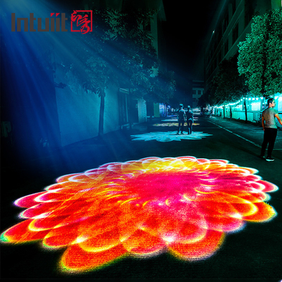 400W LED Water Wave Gobo Light Projector Dynamic Logo في الهواء الطلق شارع المناظر الطبيعية الإعلان الخفيفة