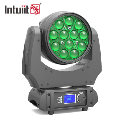 12x10w Zoom Wash LED Beam متحرك ضوء الرأس لـ Dj Club Dmx Party Stage Light