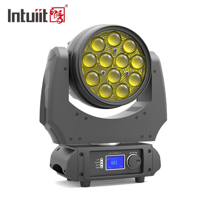 12x10w rgbw 4in1 التكبير أدى غسل متحرك شعاع ضوء الرأس للحزب ديسكو Ktv
