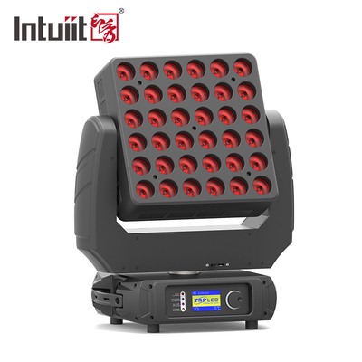 36pcs 10W RGBW IP20 ماتريكس أدى الإضاءة المرحلة لمعدات دي جي الحدث