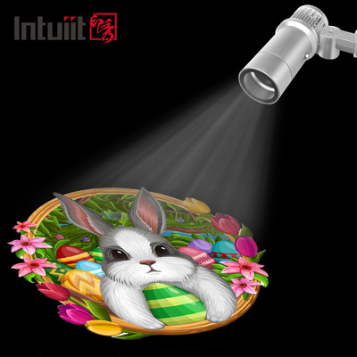 60w HD LED Logo Outdoor Gobo Projector IP65 المناظر الطبيعية للإعلان والإضاءة المعمارية